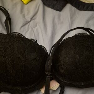 PINK Victoria's Secret Black Lace Bra
